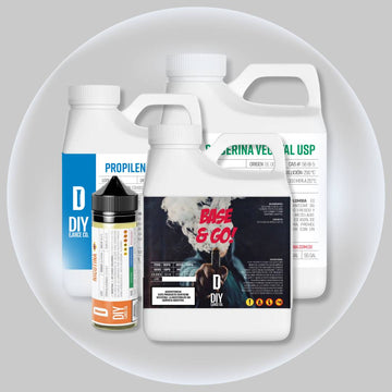 Bases para Vapeo en Colombia - Nicotina, Propilenglicol y Glicerina | DIY Vape Shop