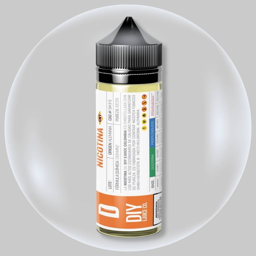 La mejor selección de nicotina y sales de nicotina para las preparaciones de tus líquidos. Las mejores marcas de Insumos y&nbsp; Vapers del mercado mejor precio del solo en DIY Vape Shop.